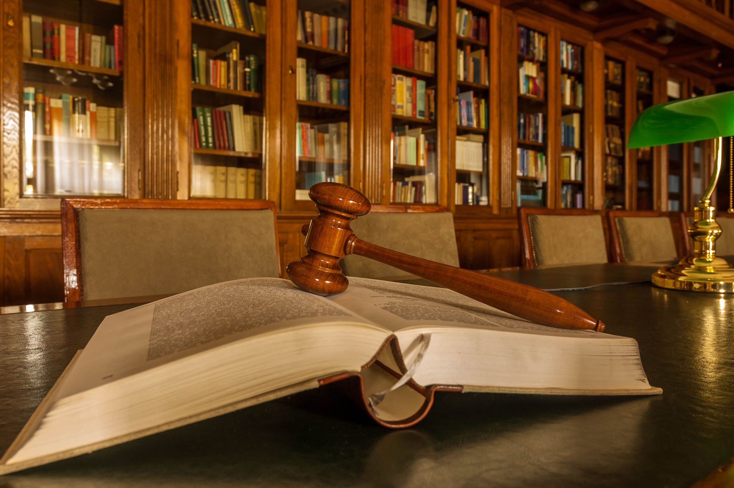 gavel in law library