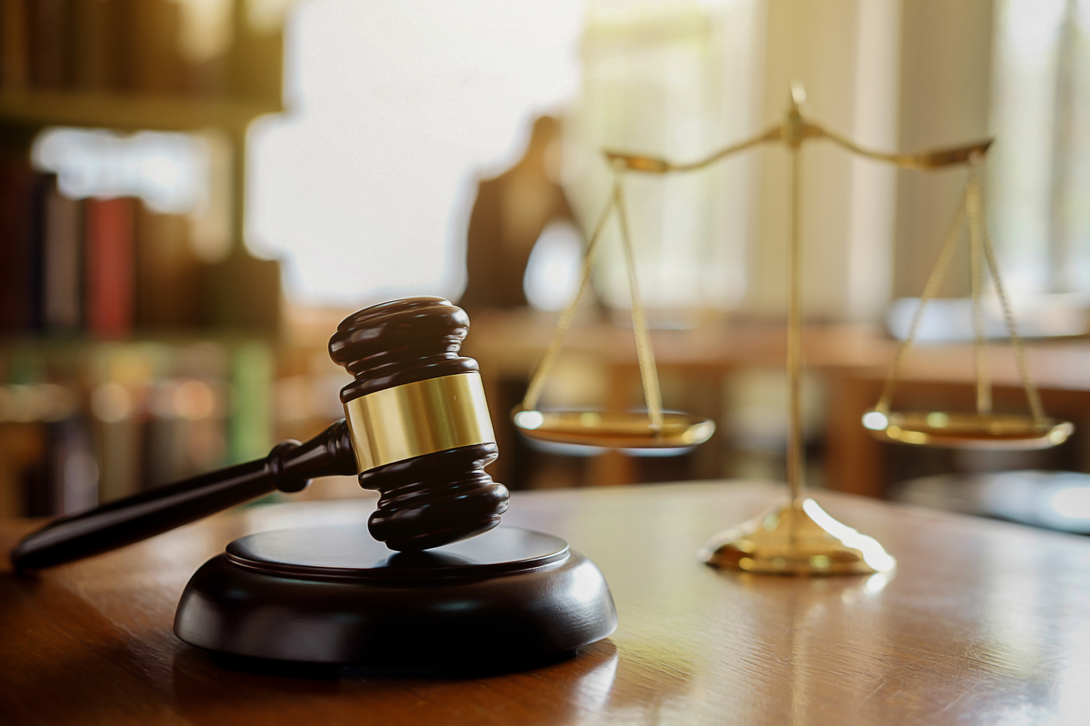 gavel with scales