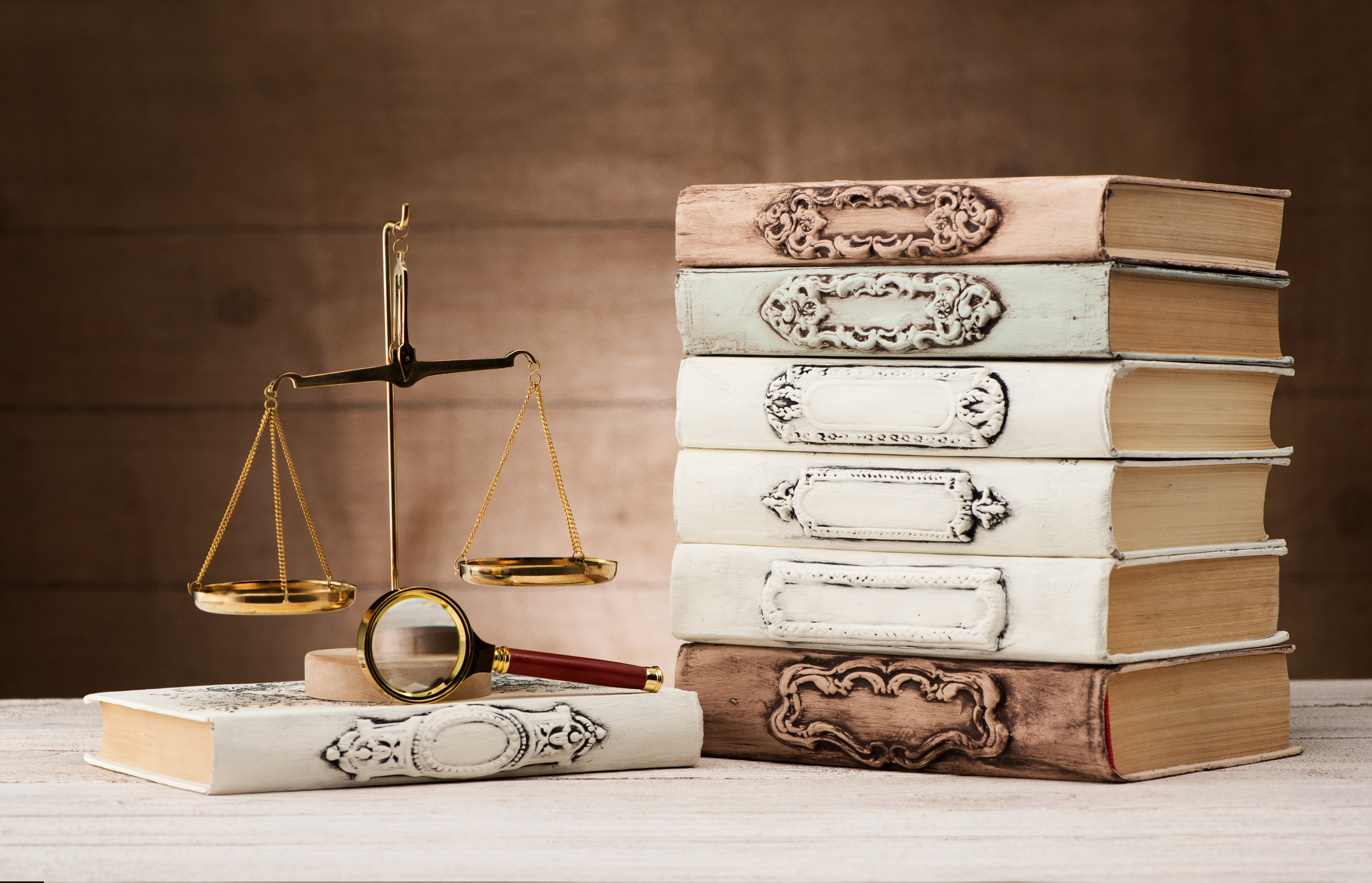 scale with law books